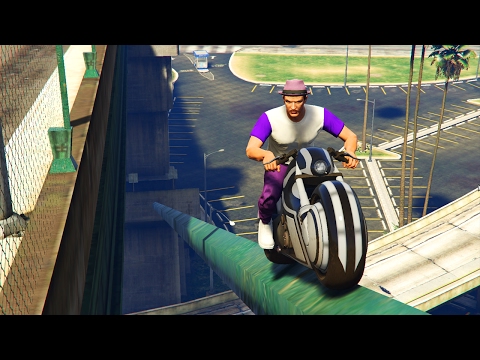 BIKE PARKOUR RACE & WORSTENPRAAT - GTA 5 Online Funny Moments