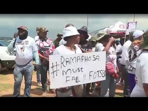 YouTube video thumbnail: South Africa: Arrests as Operation Dudula Protesters Clash With Police
