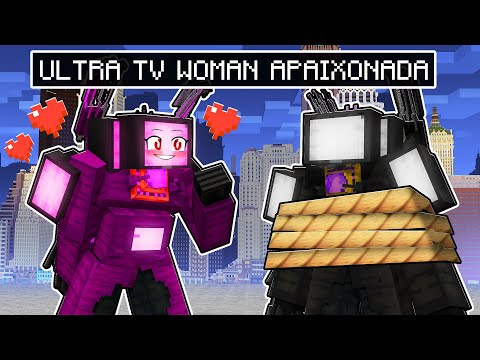 ULTRA TV WOMAN MALUCA está APAIXONADA pelo ULTRA TV MAN no Minecraft