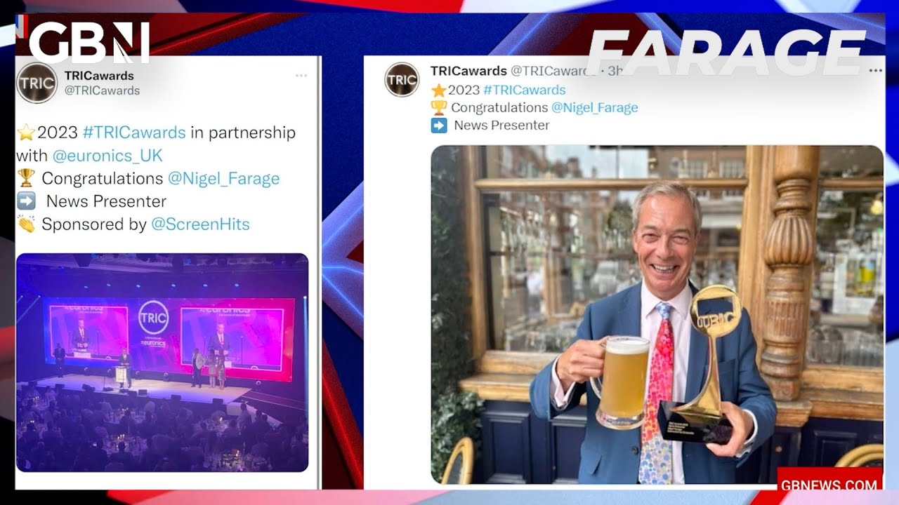 ‘I simply couldn’t believe it!’ | The fallout continues after Farage’s victory at the TRIC Awards