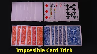 Impossible Card Trick |  Close Up Magic Tricks || Tutorial Guruji Magic