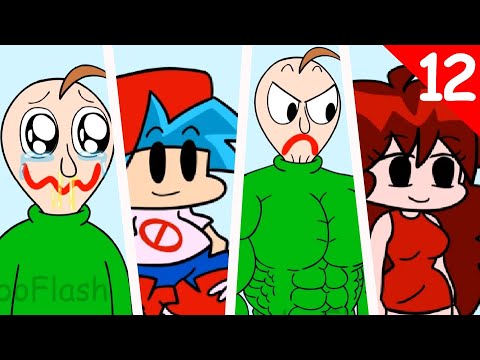 BALDI'S BASICS BEST ANIMATION COMPILATION # 12 BALD X FNF PART 2
