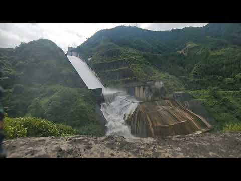 Dam water releasing in highest speed