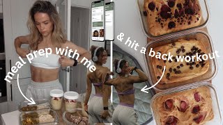 WEEKLY FOOD & FITNESS; meal prep, my new breakfast & train back with me