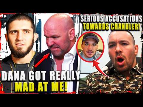 Islam Makhachev REVEALS WHY Dana White GOT MAD at him! Covington ACCUSES Chandler of using STER0IDS!