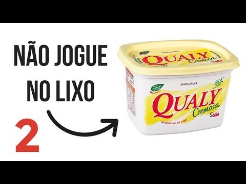 Não Jogue no LIXO potes de Margarina #2