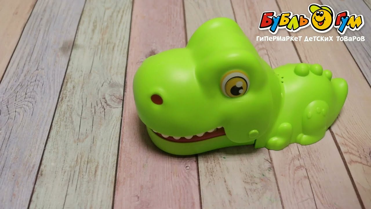 Игра настольная Lanson Toys Динозавр зубастое животное с 3лет - видео Игра настольная Lanson Toys Динозавр зубастое животное с 3лет - видео