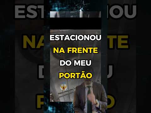 🔵 O QUE ELE FEZ? Estacionaram na frente do portão da casa dele. #jornalismo #noticias #jornal