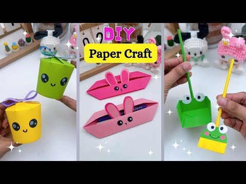 8 Easy Mini Paper craft Ideas / very Easy paper craft / miniature craft / Origami Craft