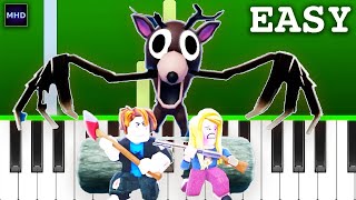 99 Nights in the Forest | NEW Ending THEME - EASY Piano Tutorial