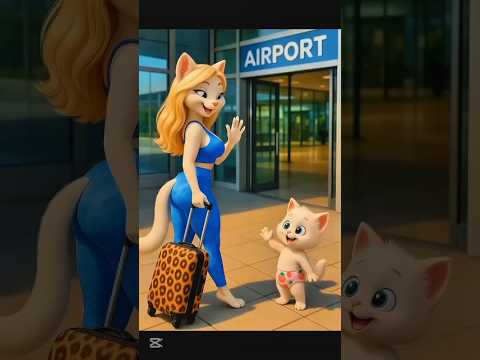 🔥😱✈️ The plane was going to crash_ until the kitten saved his mommy _cats _kitten _shorts _cat