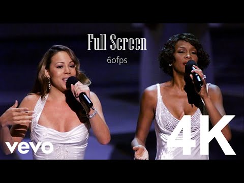 Whitney Houston, Mariah Carey - When You Believe Live Oscars 1999 - HIGH QUALITY