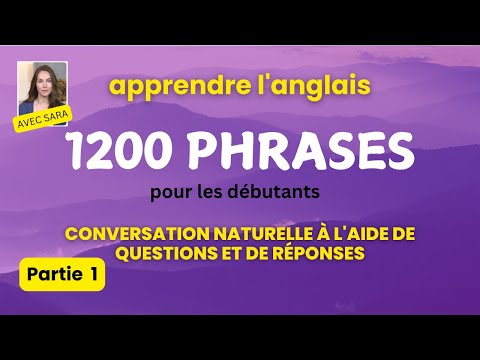 1200 Phrases - Anglais pour les débutants - Partie 1