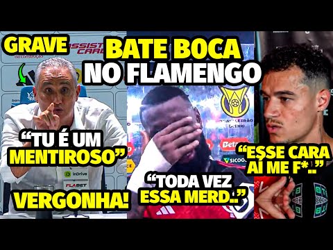 TITE É HUMlLHADO POR REPÓRTER DURANTE ENTREVISTA E PARTE PRA ClMA APÓS VEXAME DO FLAMENGO COM GERSON