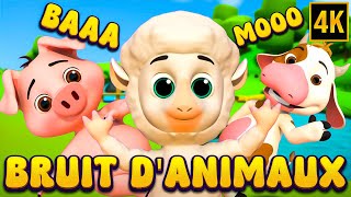 Chanson avec des sons d'animaux - Vidéos et comptines pour bébés