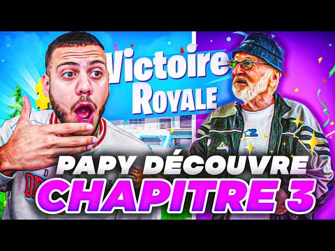 Ce GRAND PERE découvre LE NOUVEAU CHAPITRE 3 Fortnite - Mikoush