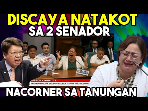 SARAH DISCAYA NATAKOT sa 2 SENADOR.  NAGKAUTAL UTAL. FLOOD CONTROL PROJECTS. LUXURY CARS UPDATE
