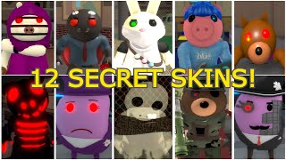 How to get 12 SECRET SKINS in PIGGY BOOK 2 BUT IT'S 100 PLAYERS! - Roblox