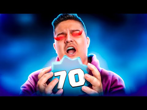 ZEREI O CLASH ROYALE! Nível máximo 70