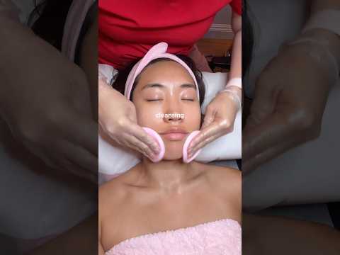 Most relaxing facial ever😇✨#facial #spa #asmr