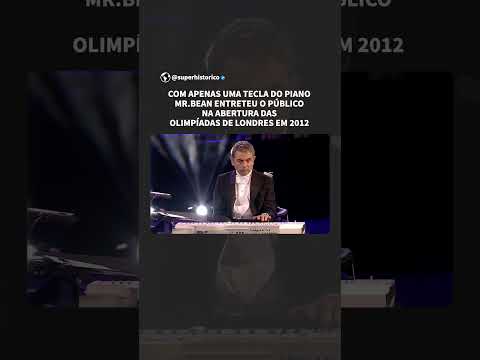 COM APENAS UMA TECLA DO PIANO MR.BEAN ENTRETEU O PUBLICO NAS OLIMPÍADAS