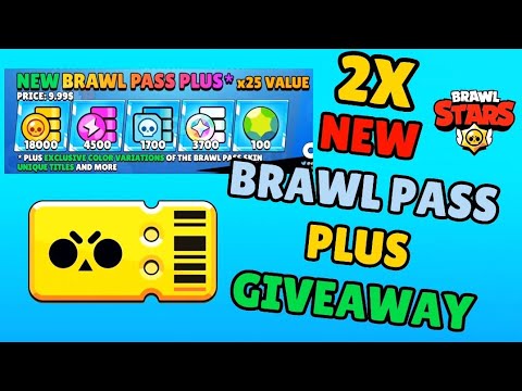 2X NEW BRAWLPASS PLUS GIVEAWAY!😱 | BRAWL STARS SAISON 22 | #ChromaNoMore #Brawlstars