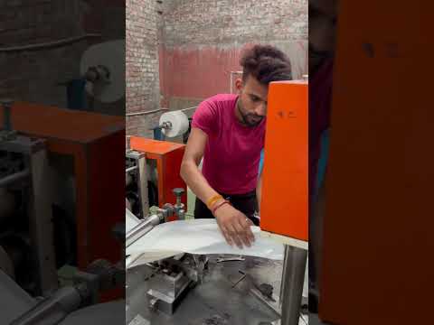 Tissue paper factory making #shorts
