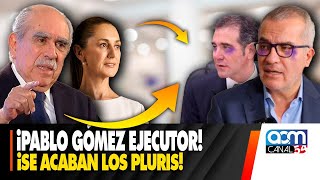 PABLO GÓMEZ VA CON TODO EN REFORMA ELECTORAL, SE ACABAN  PLURIS, AUNQUE MORENISTAS RENIEGUEN!