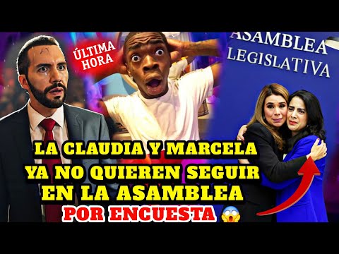 BOMBAZO SE QUIEREN IR  NO SOPORTARON LA ENCUESTA LA MARCELA Y LA CLAUDIA NAYIB BUKELE EL MEJOR 🤙