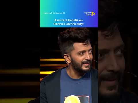 ​Artist Riteish on kitchen duty | Ladies v/s Gentlemen S2 | Flipkart Video #Shorts #YouTubeShorts