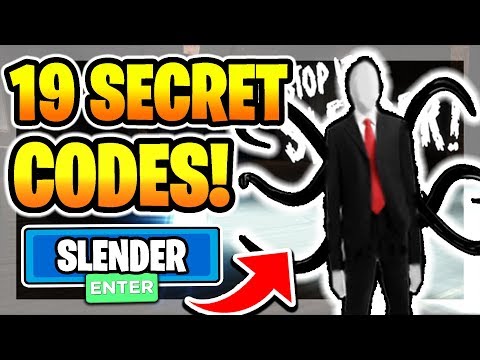 Roblox Stop It Slender All Codes 07 2021 - stop it slender roblox codes