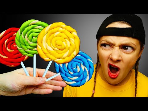 MUKACHU 손가락 가족 노래 먹는 비디오 Lollipops #9