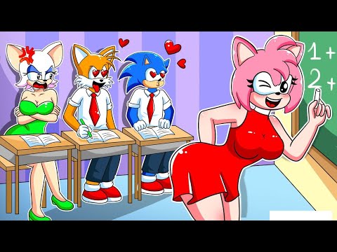 BREWING CUTE & BREWING CUTE FACTORY! - Teacher Amy is Sexy!! - Sonic The Hedgehog 3 Animation