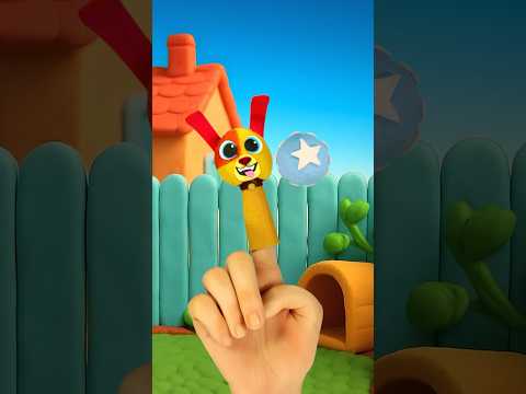BINGO 🐶 Finger Puppet Song! 👋 DIY Puppy Puppet! #shorts