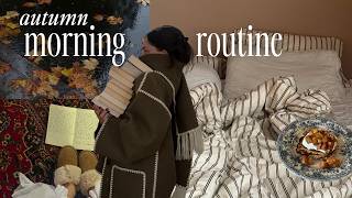 6am autumn morning routine 🕯️ | a cosy rainy fall morning