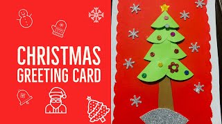 Christmas Greeting Card 2020 - #frndzytchallenge#Kidscornercreativechallenge#