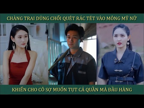 Chàng trai chỉ cần dùng chổi quét rác Tét vào Mông mỹ nữ khiến cho cô sợ muốn tụt cả quần