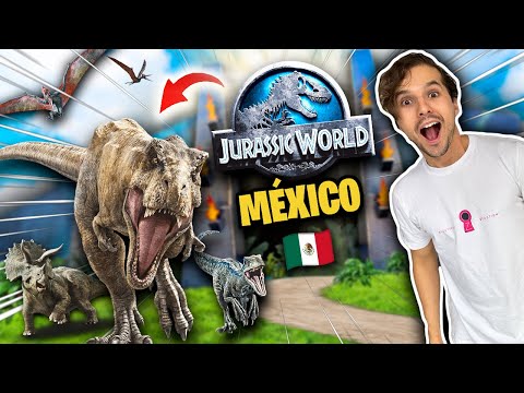 Asi es el NUEVO parque de JURASSIC WORLD en México !! / Memo Aponte