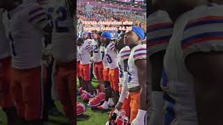 Florida celebrating after defeating Auburn, 44.39, AP aS wE C it A.P. Steadham