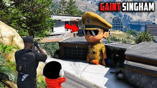😫 Granny Changed Little Singham Into a Gaint Singham 🗿 | Singham Become Gaint | #gta5 #littlesingham