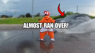 Letting People Splash Me With Their Car!