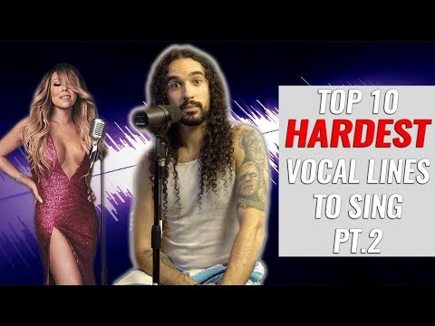 Top 10 HARDEST Vocal Lines To Sing (Part 2)