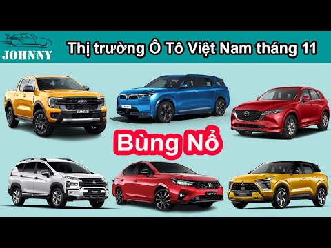 Cục diện thị trường Ô Tô Việt Nam tháng 11/2024 - VinFast Vững chắc ngôi Vương