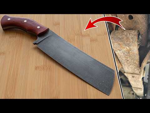 Knife Making - Chopper from Leaf Spring