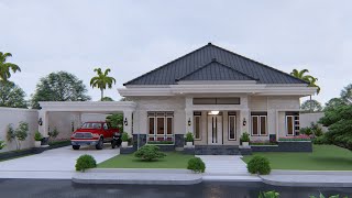 Desain Rumah 12x20 m dengan 5 Kamar Tidur | Owner : Rahman Candra - Belitang- Kalbar