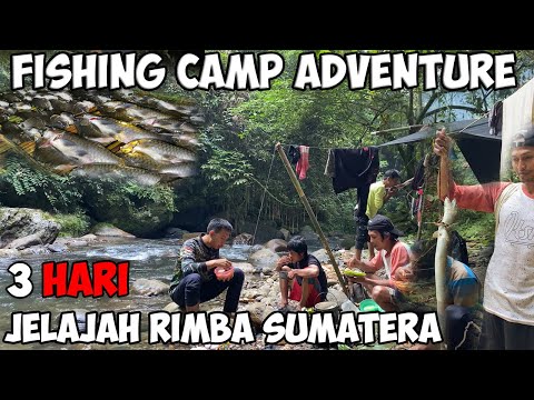 Fishing Camp Adventure Jelajah Rimba | Petualangan Ke Hulu Sungai Tempat Surganya Ikan Dewa