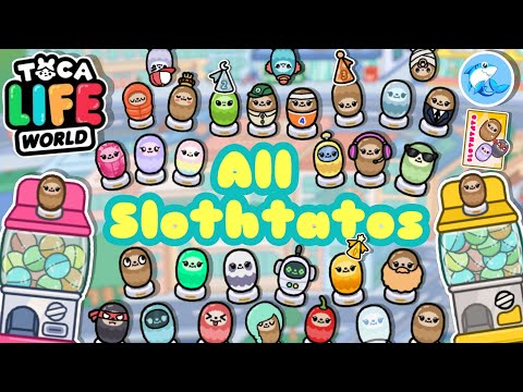 Toca Life world | Finding and Rating all Slothtatos!?