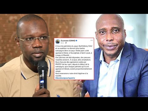 «Barth et sa coalition ne doivent plus battre campagne. I Ousmane Sonko