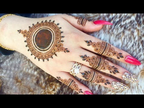 Easy full hend bridal mehndi designs |front hand bridal mehabdi design