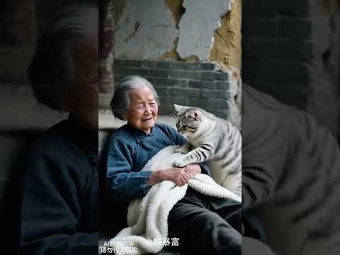 The son drove away the mother's cat drove away the son and took the old man home